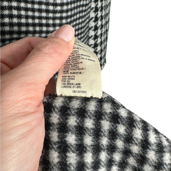 Free People | Houndstooth Chelsea Coat Large - Picture 8 of 10